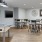 a room with tables and chairs
