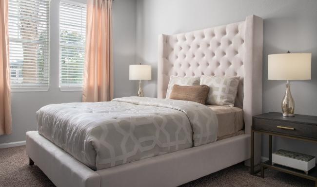 Bedroom options to fit every lifestyle a bed with a white bed spread